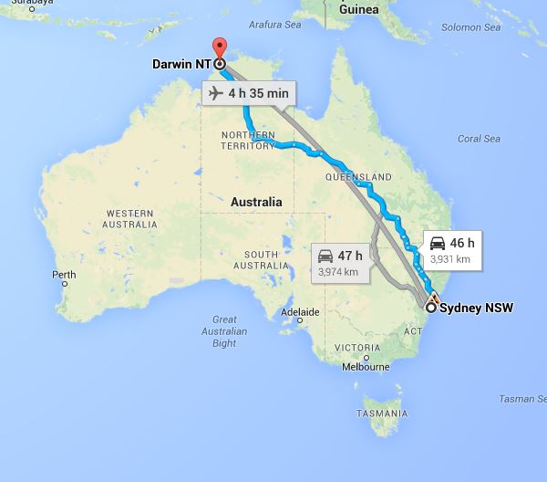 Sydney to Darwin Removalists Interstate Removals United Movers