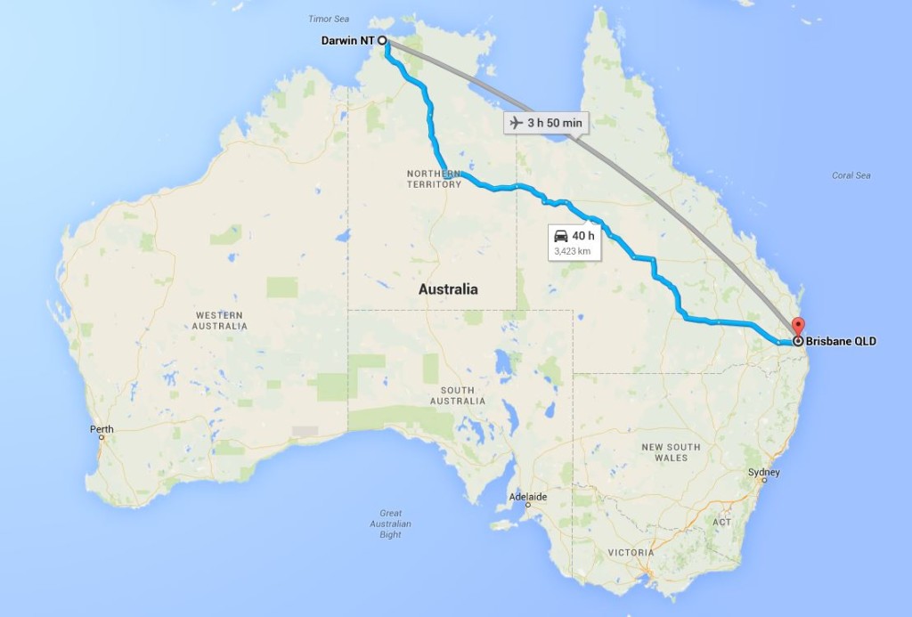 Darwin to Brisbane Removalists Interstate Removals United Movers