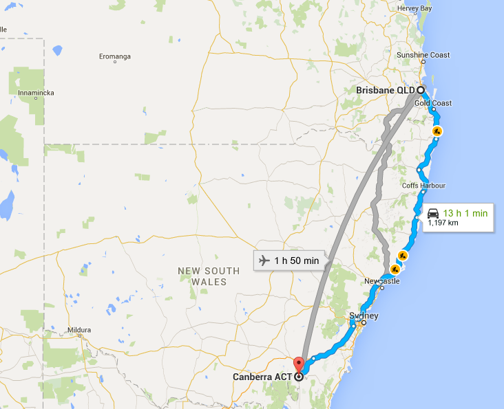 Canberra to Brisbane Removalists Interstate Removals United Movers