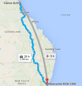 cairns to newcastle removalists