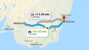 Mildura-to-Sydney